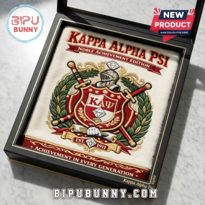 Kappa Alpha Psi Noble Achievement Edition Premium Embroidered Bath Towel