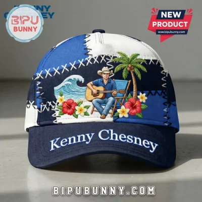 Kenny Chesney Tropical Beach Patchwork Baseball Cap