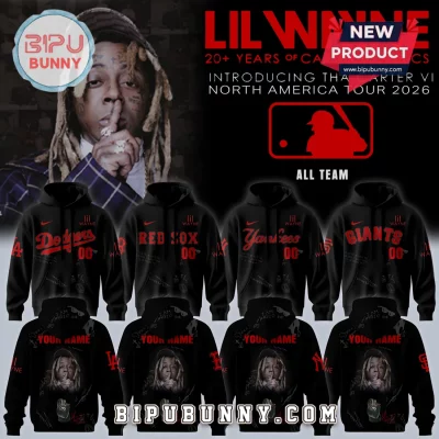 Lil Wayne x MLB Tha Carter VI Tour 2026 Personalized Concert Hoodie