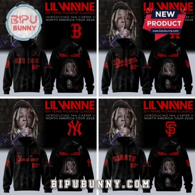 Lil Wayne x MLB Tha Carter VI Tour 2026 Personalized Concert Hoodie