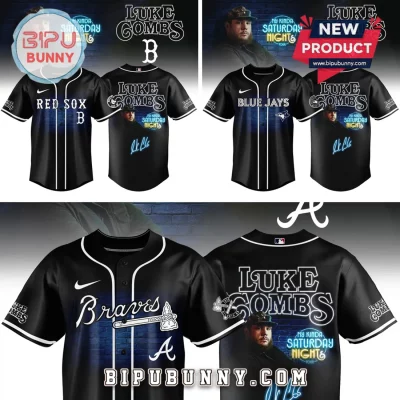 Luke Combs MLB My Kinda Saturday Night Tour 2026 Limited Edition Baseball Jersey