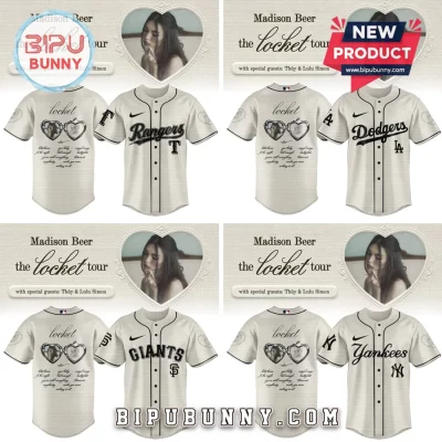 Madison Beer The Locket Tour Custom MLB Team Baseball Jersey