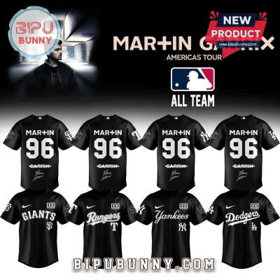 Martin Garrix x MLB Americas Tour All Team Blackout Baseball Jersey