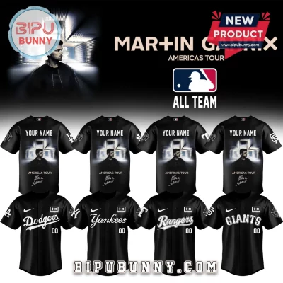 Martin Garrix x MLB Americas Tour Personalized Baseball Jersey