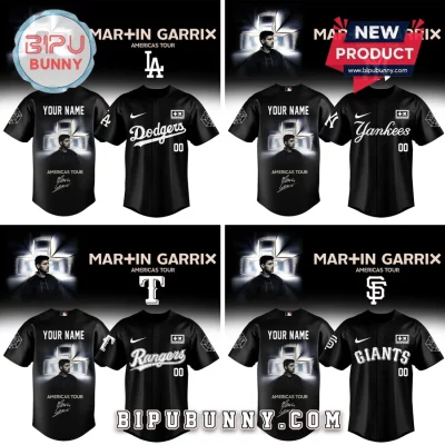 Martin Garrix x MLB Americas Tour Personalized Baseball Jersey