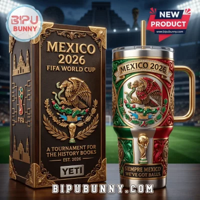 Mexico 2026 FIFA World Cup YETI 40oz Tumbler with Handle