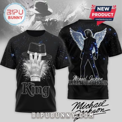 Michael Jackson King of Pop Sparkling Tribute T-Shirt