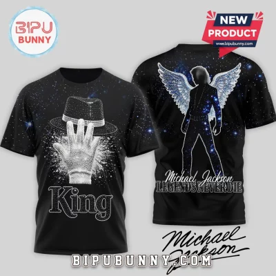 Michael Jackson King of Pop Sparkling Tribute T-Shirt