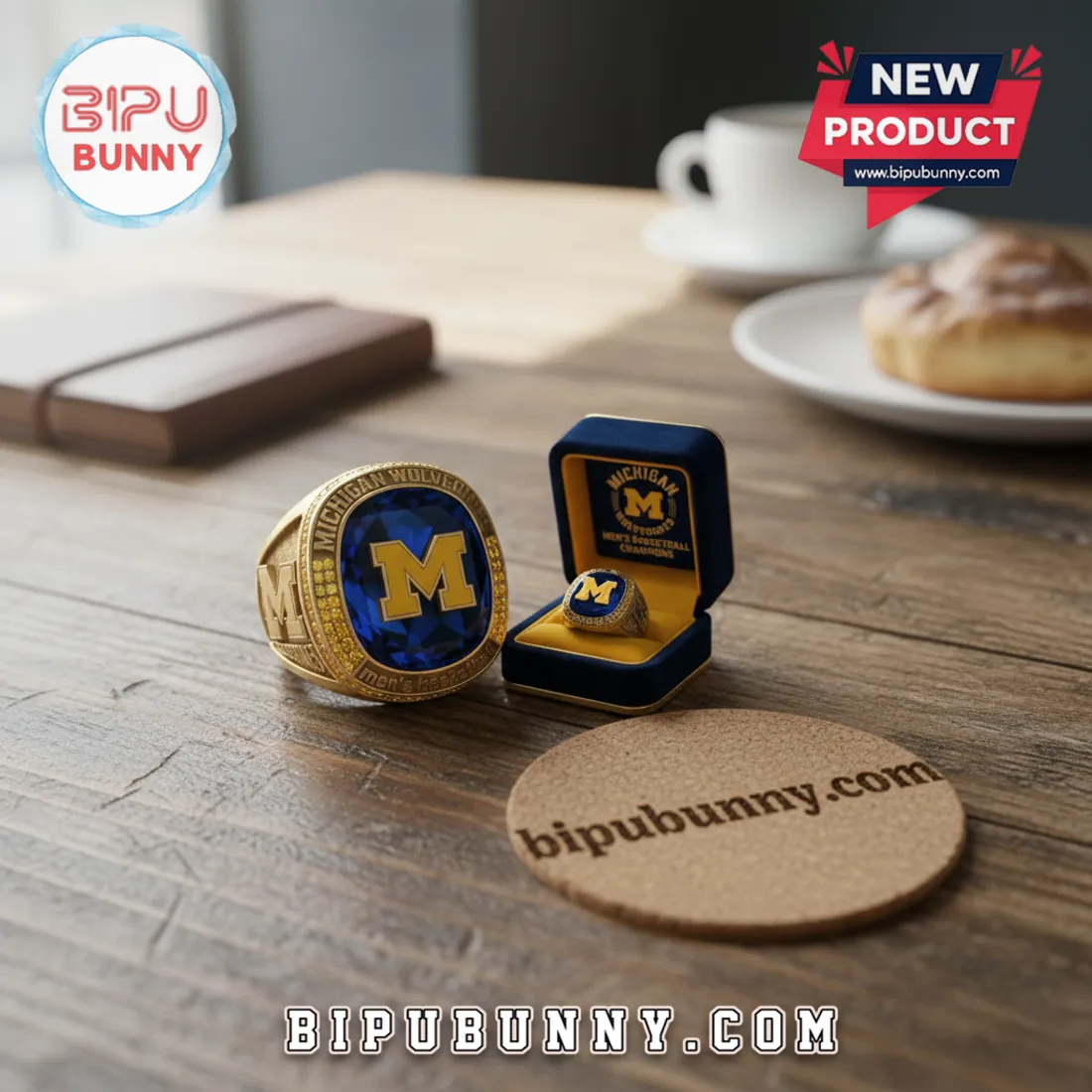 Michigan Wolverines Men's Basketball Champions Premium Commemorative Ring