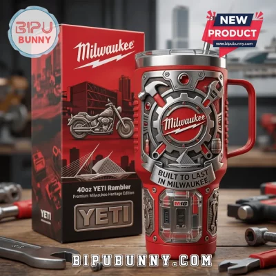 Milwaukee Heritage Edition 40oz YETI Tumbler