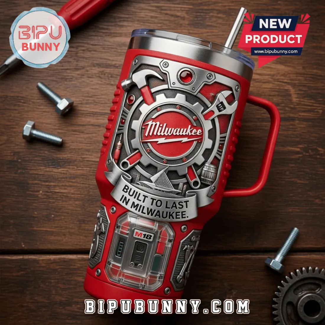 Milwaukee Heritage Edition 40oz YETI Tumbler