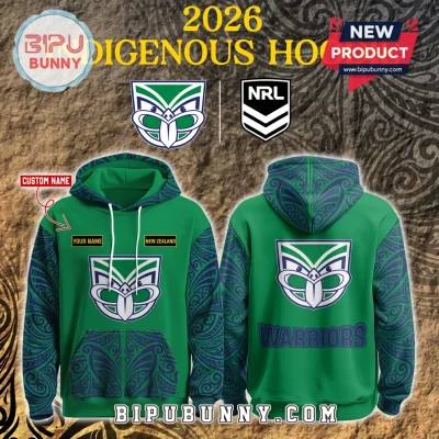 New Zealand Warriors 2026 Indigenous Personalized Maori Design Hoodie