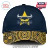 Cowboys navy blue cap with yellow star logo and indigenous dot art pattern on the brim!