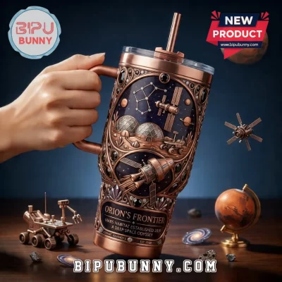 Orion’s Frontier Mars Habitat Copper Space Exploration Insulated Tumbler