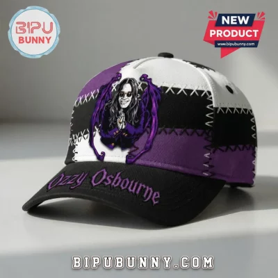 Ozzy Osbourne Rock Legend Purple Baseball Cap