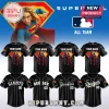 Custom black baseball jersey with Supergirl graphic! MLB team options like Yankees, Dodgers, Red Sox, Giants with custom name!