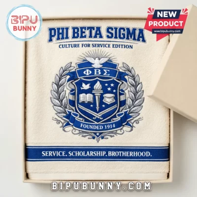 Phi Beta Sigma Culture for Service Edition Premium Bath Towel