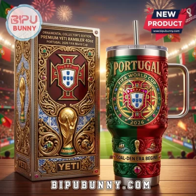 Portugal 2026 FIFA World Cup YETI 40oz Tumbler With Handle