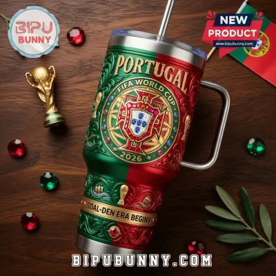 Portugal 2026 FIFA World Cup YETI 40oz Tumbler With Handle