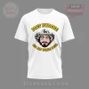 White graphic tee featuring cartoon Post Malone in a cowboy hat with yellow 'POST MALONE BIG ASS WORLD TOUR' text!