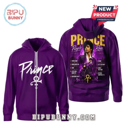 Prince Purple Rain Album Tracklist Iconic 3D T-Shirt