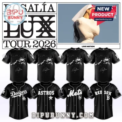 Rosalía x MLB LUX Tour 2026 Special Edition Baseball Jersey