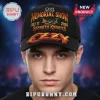 Black baseball cap, retro heavy metal style, 'OZZY OSBOURNE MEMORIAL SHOW JULY 17 2026 SABBATH KNIGHTS' text, 'OZZY' on brim!