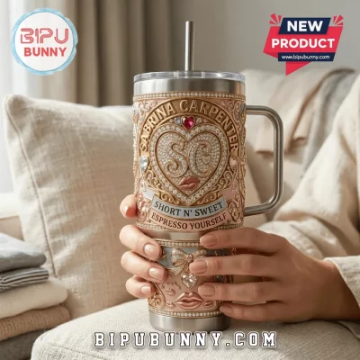 Sabrina Carpenter Short N’ Sweet Luxury 40oz Stanley Tumbler