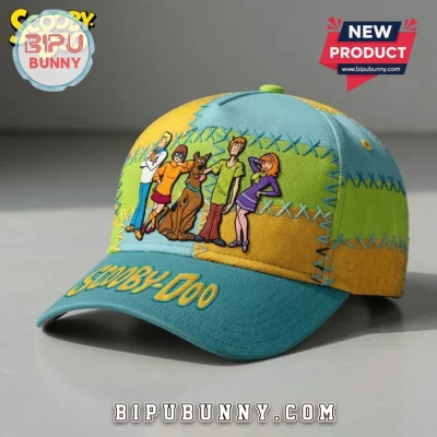 Scooby-Doo Mystery Inc. Characters Embroidered Patchwork Baseball Cap