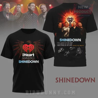 Shinedown iHeartRadio Rock Artist Of The Year Signed T-Shirt