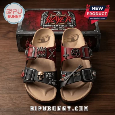 Slayer Metal Band Custom Sandal Birken