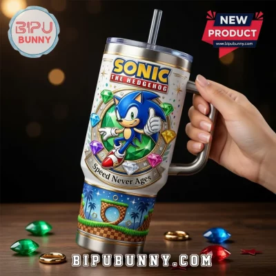 Sonic The Hedgehog 35th Anniversary Stanley Tumbler
