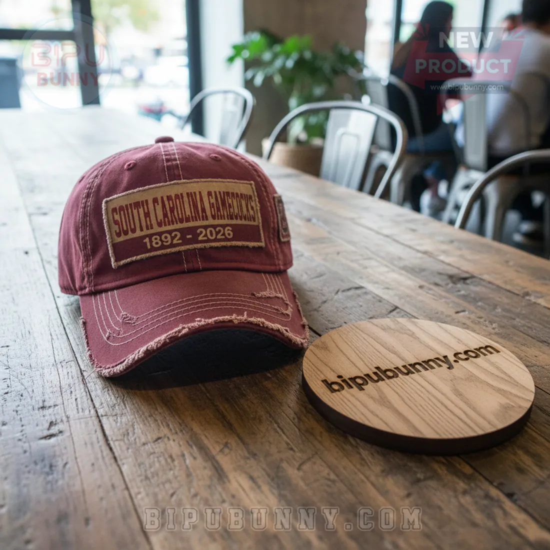 South Carolina Gamecocks 1892-2026 Commemorative Vintage Distressed Baseball Cap