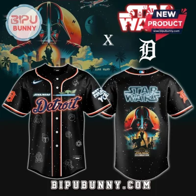 Star Wars Detroit Tigers Grogu 2027 Celebration Limited Edition Baseball Jersey
