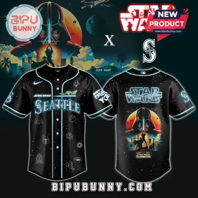 Star Wars MLB Seattle Mariners Grogu Limited Edition Baseball Jersey