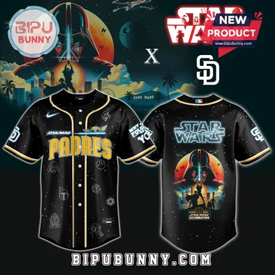Star Wars Padres MLB Grogu Limited Edition 2027 Celebration Crossover Jersey