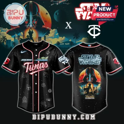 Star Wars Twins May Fourth Celebration Grogu Darth Vader Baseball Jersey