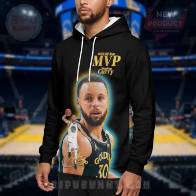 Stephen Curry 2025 All-Star MVP Golden State Warriors 3D T-Shirt