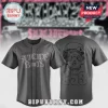 Dark gray baseball jersey with 