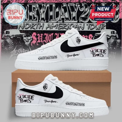 Suicide Boys GREYDAY 2026 Personalized Tour Custom Air Force 1 Sneakers