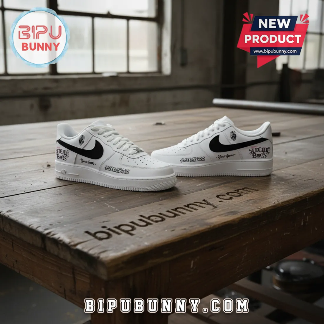 Suicide Boys GREYDAY 2026 Personalized Tour Custom Air Force 1 Sneakers