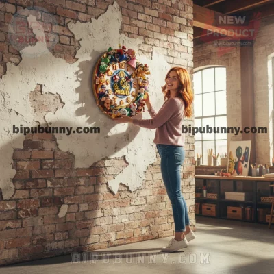 Super Mario Bros. Nintendo Personalized 3D Character Wall Clock