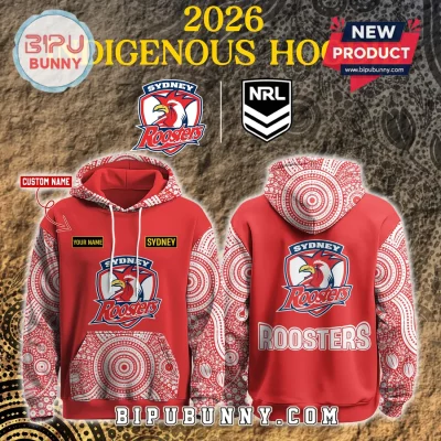 Sydney Roosters 2026 Indigenous Heritage Personalized Fan Hoodie