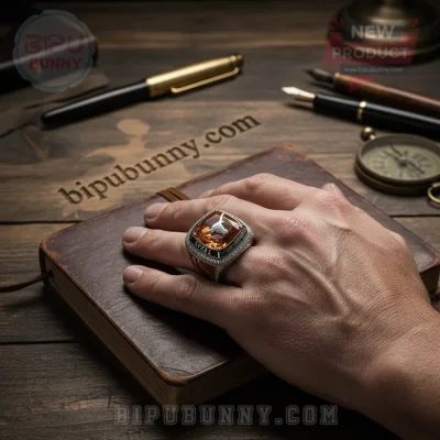 Texas Longhorns Commemorative Championship Style Orange Gemstone Ring Texas Longhorns Commemorative Championship Style Orange Gemstone Ring