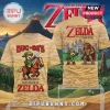 Buc-ee's beaver as Link parody t-shirt! Pixel art style with The Legend of Zelda logo and Ganon fight on back!
