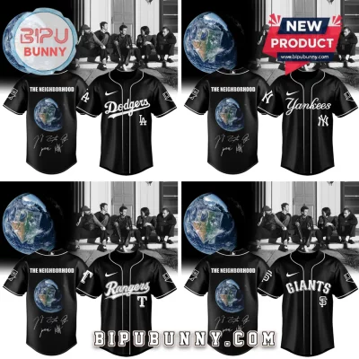 The Neighbourhood Wiped Out Album MLB Black Custom Baseball Jersey