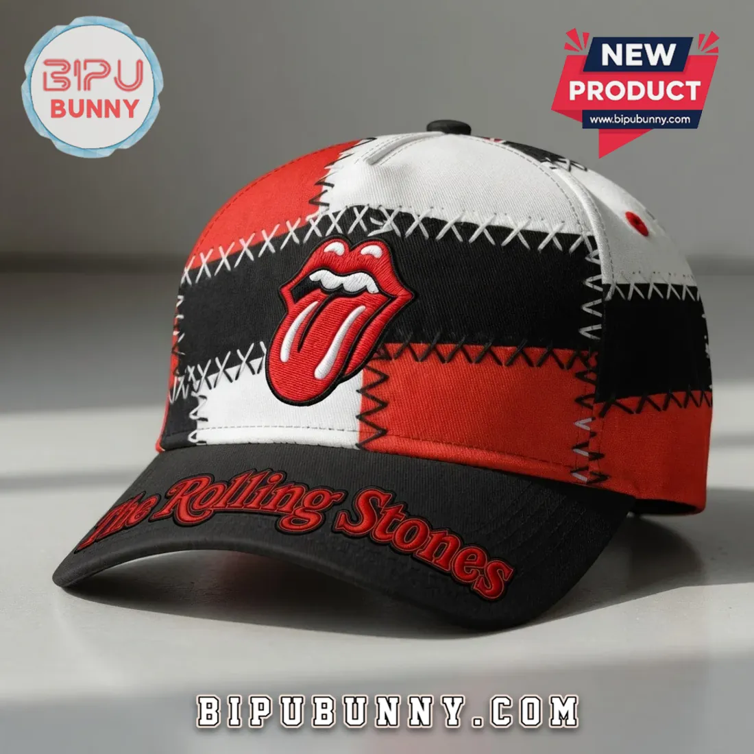 The Rolling Stones Classic Rock Band Baseball Cap The Rolling Stones Classic Rock Band Baseball Cap
