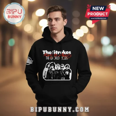 The Strokes Reality Awaits The World 2026 Tour Dates Limited Edition Hoodie
