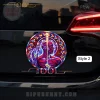 TOOL psychedelic anatomical human circular decal with vibrant rainbow colors and many eyes! Features 'TOOL' text above and below!
