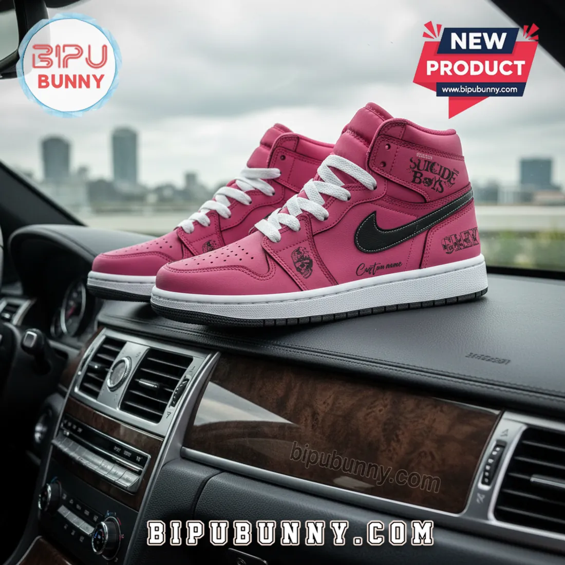 $UICIDEBOY$ GREYDAY 2026 Tour Custom High-Top Fan Sneakers